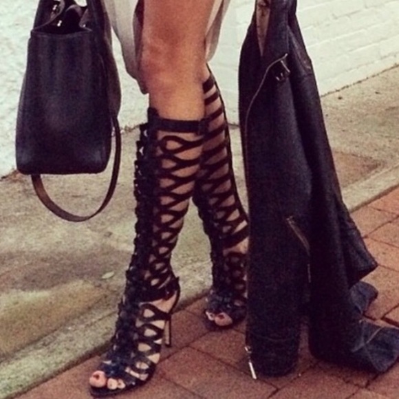 vince camuto gladiator boots